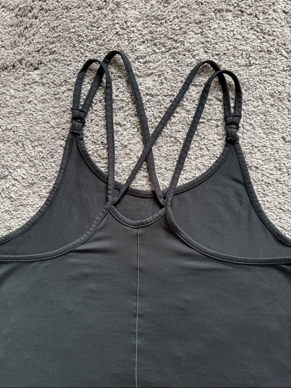 Women's Nike Dri-FIT One Luxe Slim Fit Strappy Tank Top Black Size M - Picture 13 of 15